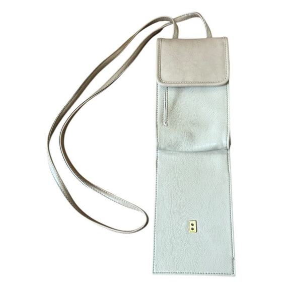 Liz Claiborne Purse Crossbody Shoulder Bag Tan Y2K Beige Vacation Office Travel - Picture 7 of 11